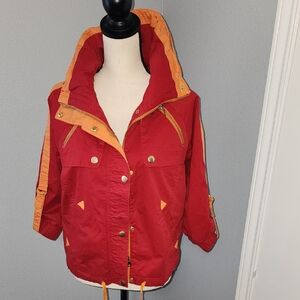Sugarfly Red and Orange Women's Jacket